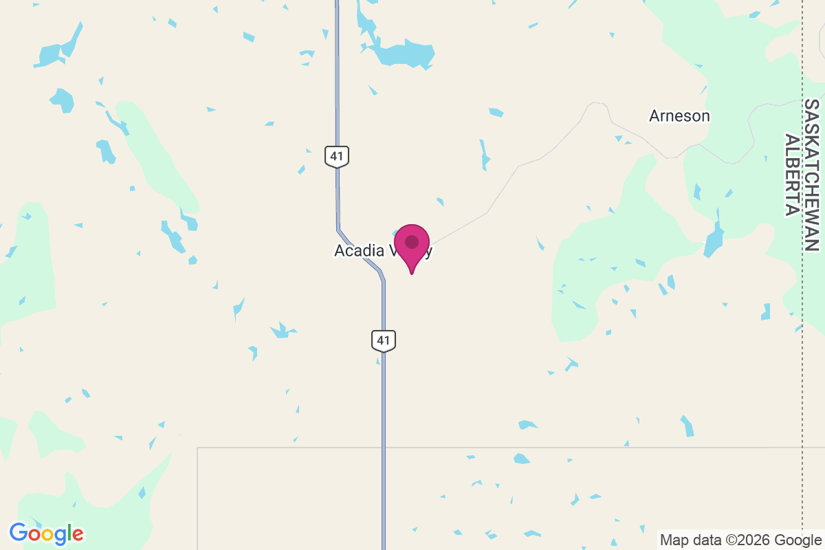 Carte de Acadia Valley