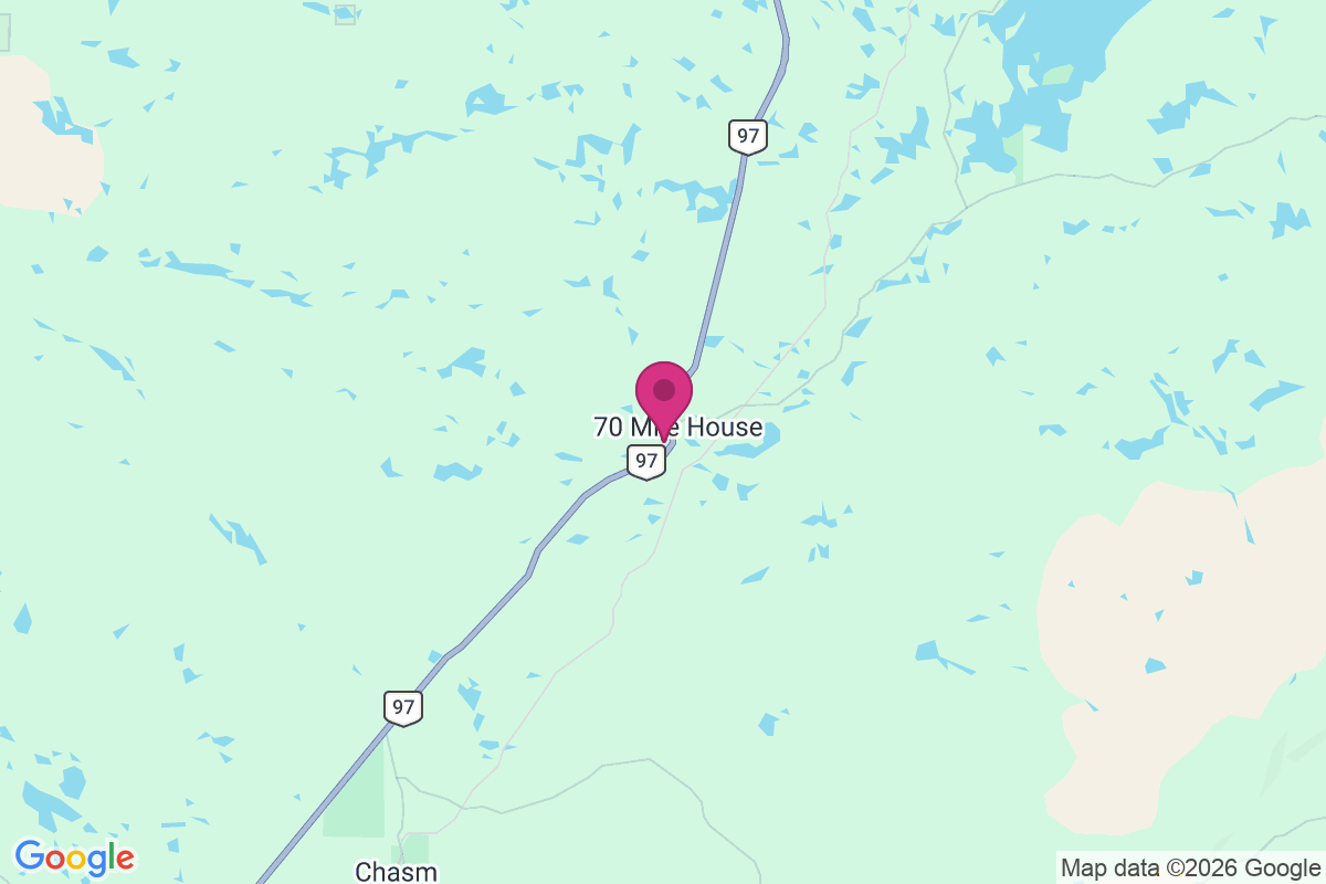 Carte de Seventy Mile