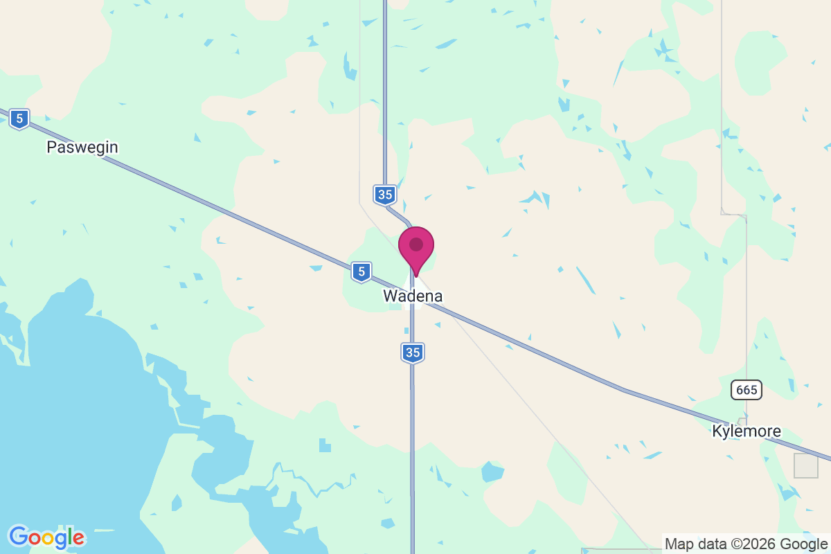 Carte de Wadena