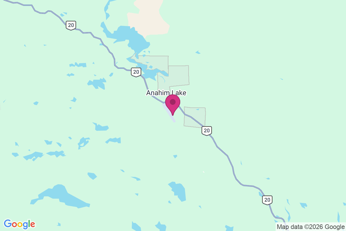 Carte de Anahim Lake