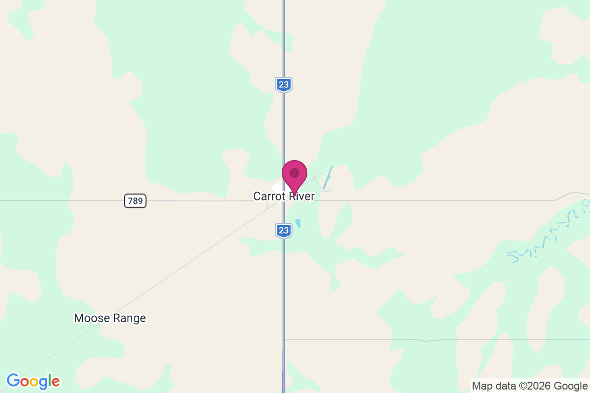 Carte de Carrot River