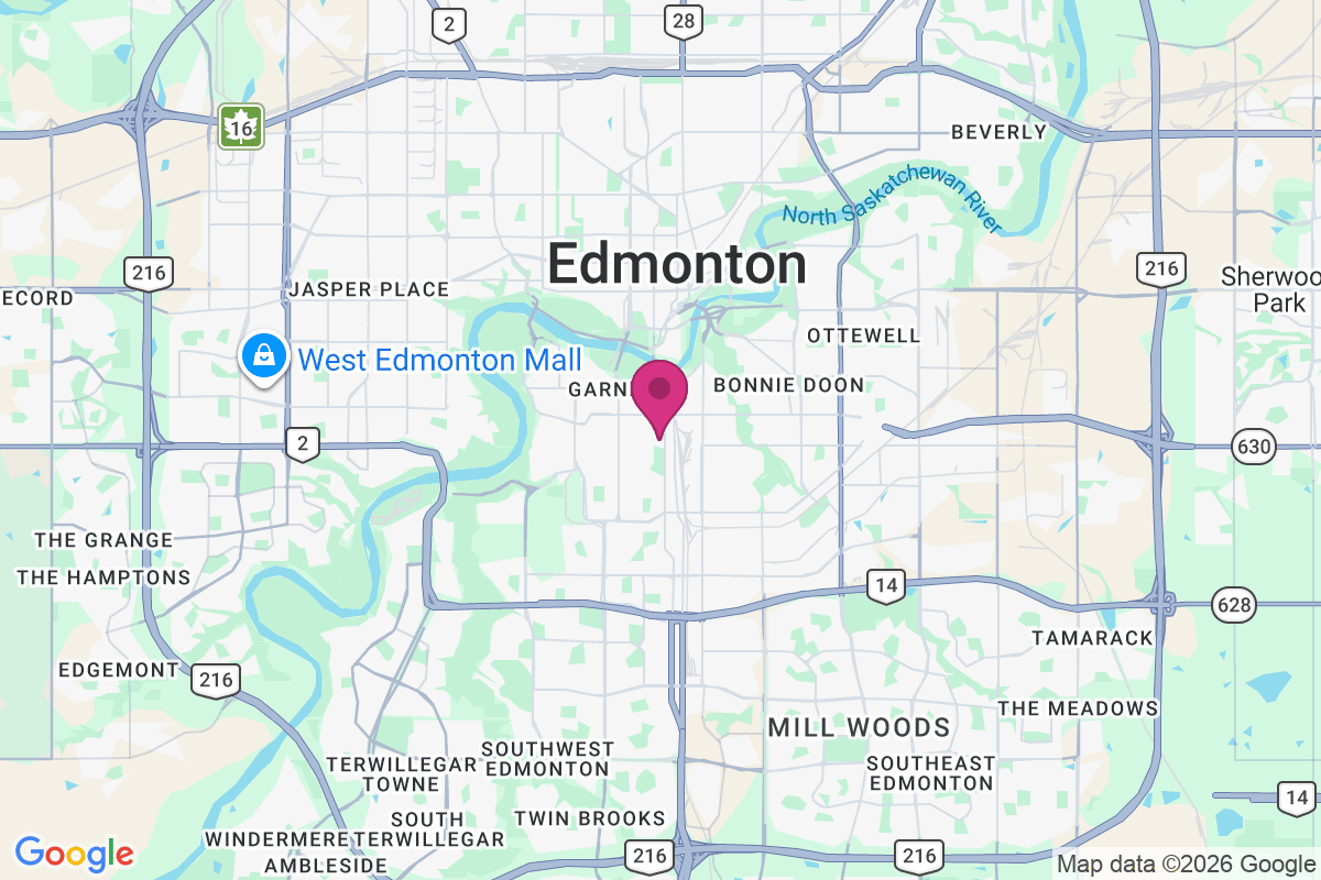 Carte de Edmonton