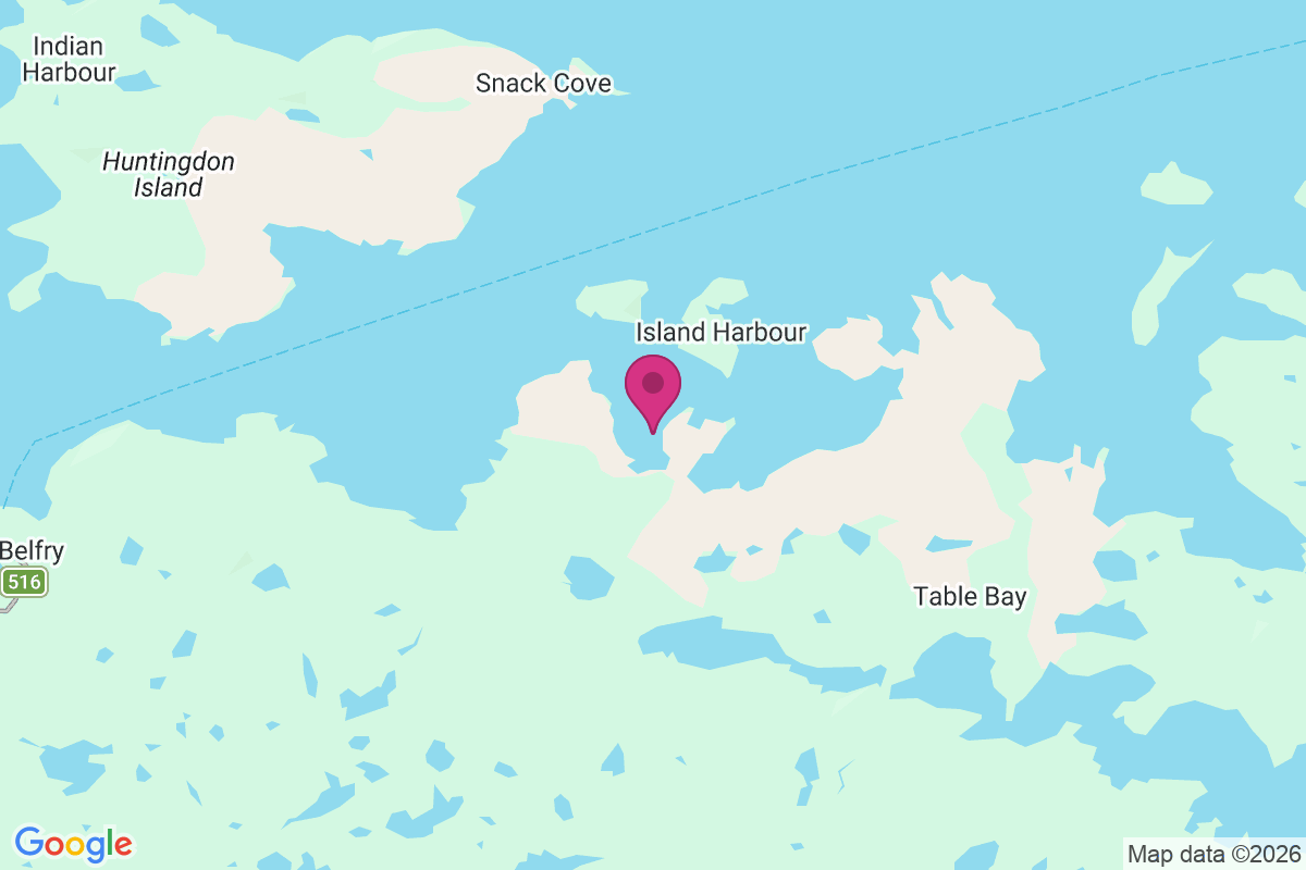 Carte de Hare Harbour