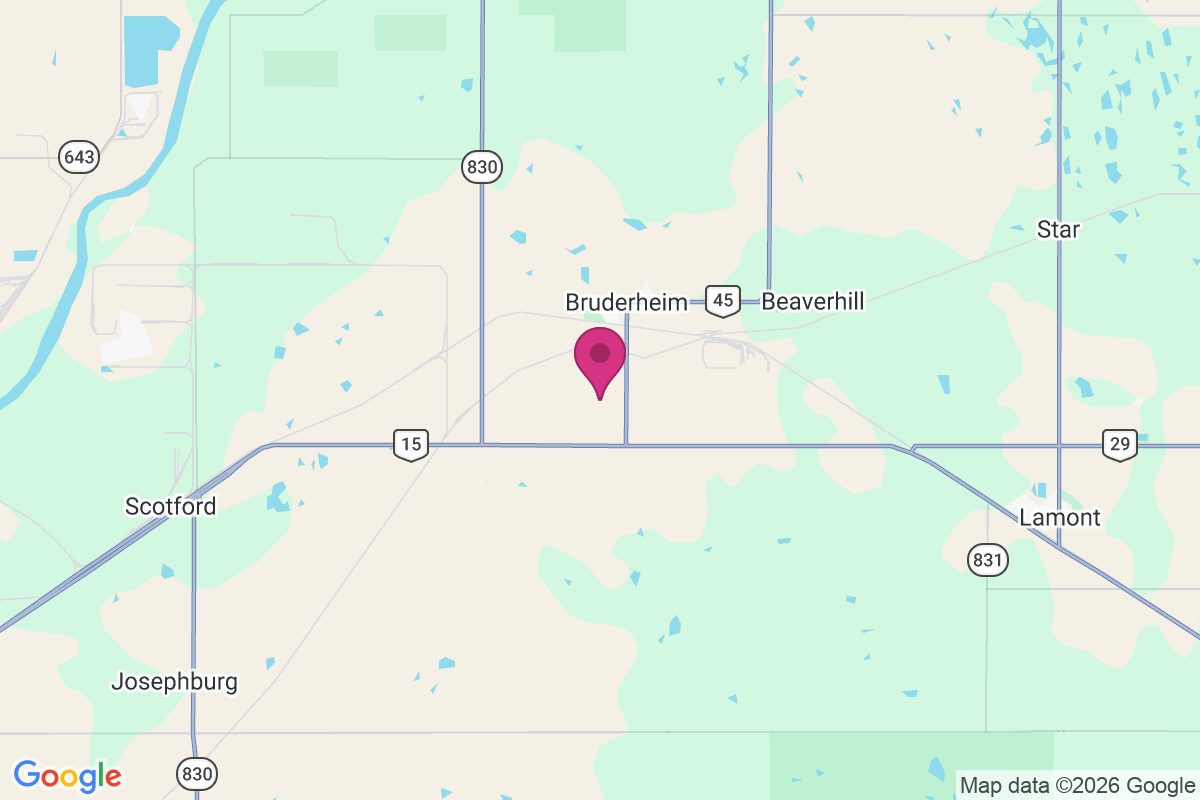 Carte de Bruderheim