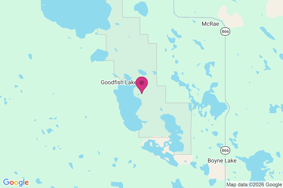 Carte de Goodfish Lake