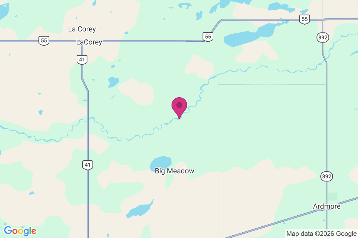 Carte de Big Meadow