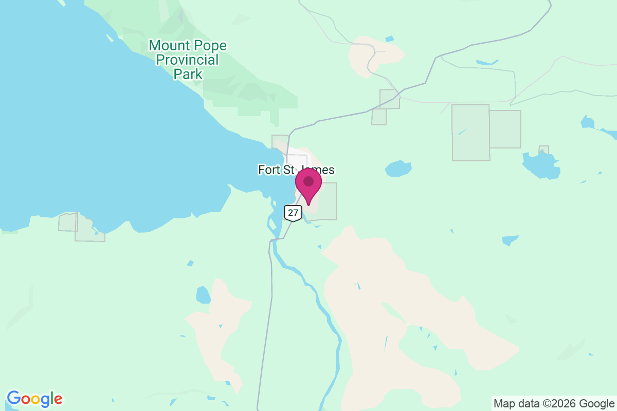 Carte de Fort Saint James