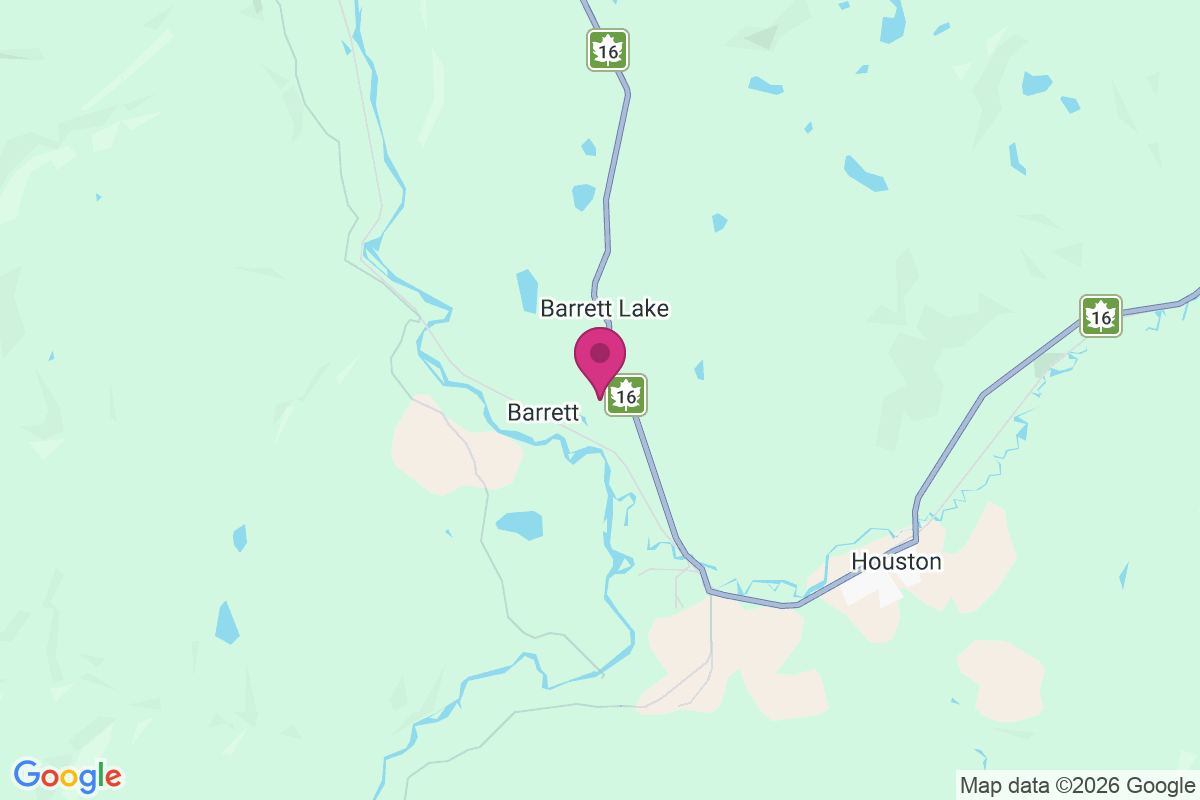 Carte de Barrett Lake