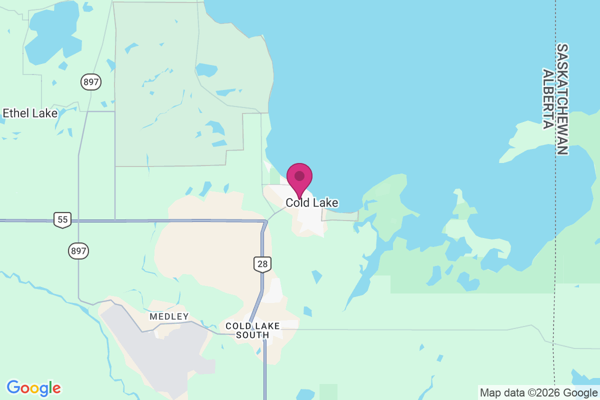 Carte de Cold Lake