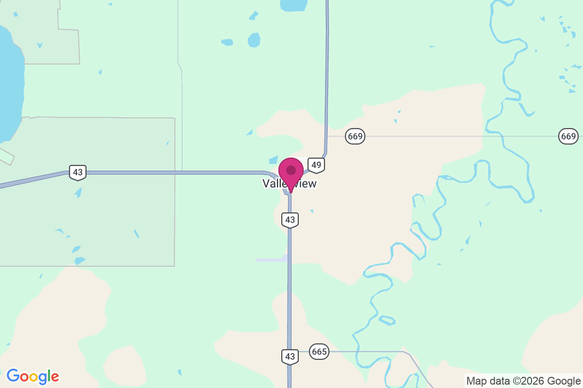 Carte de Valleyview