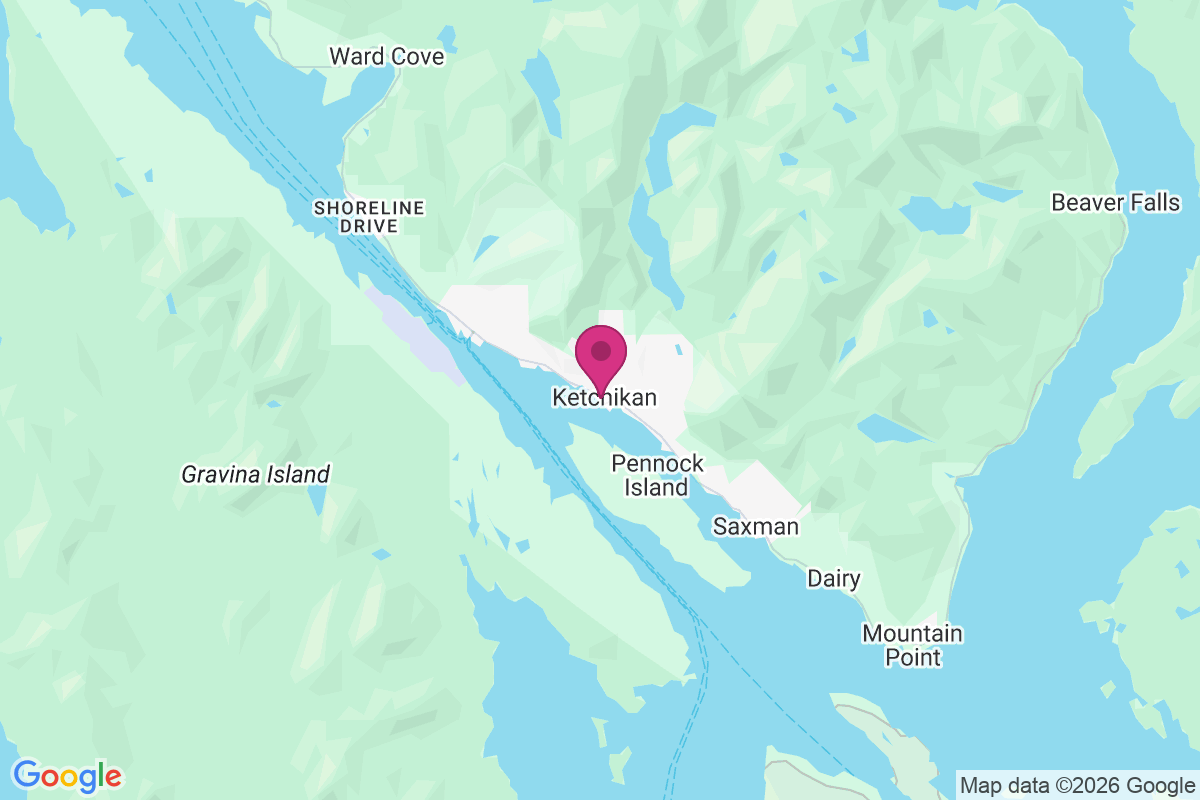 Carte de Ketchikan