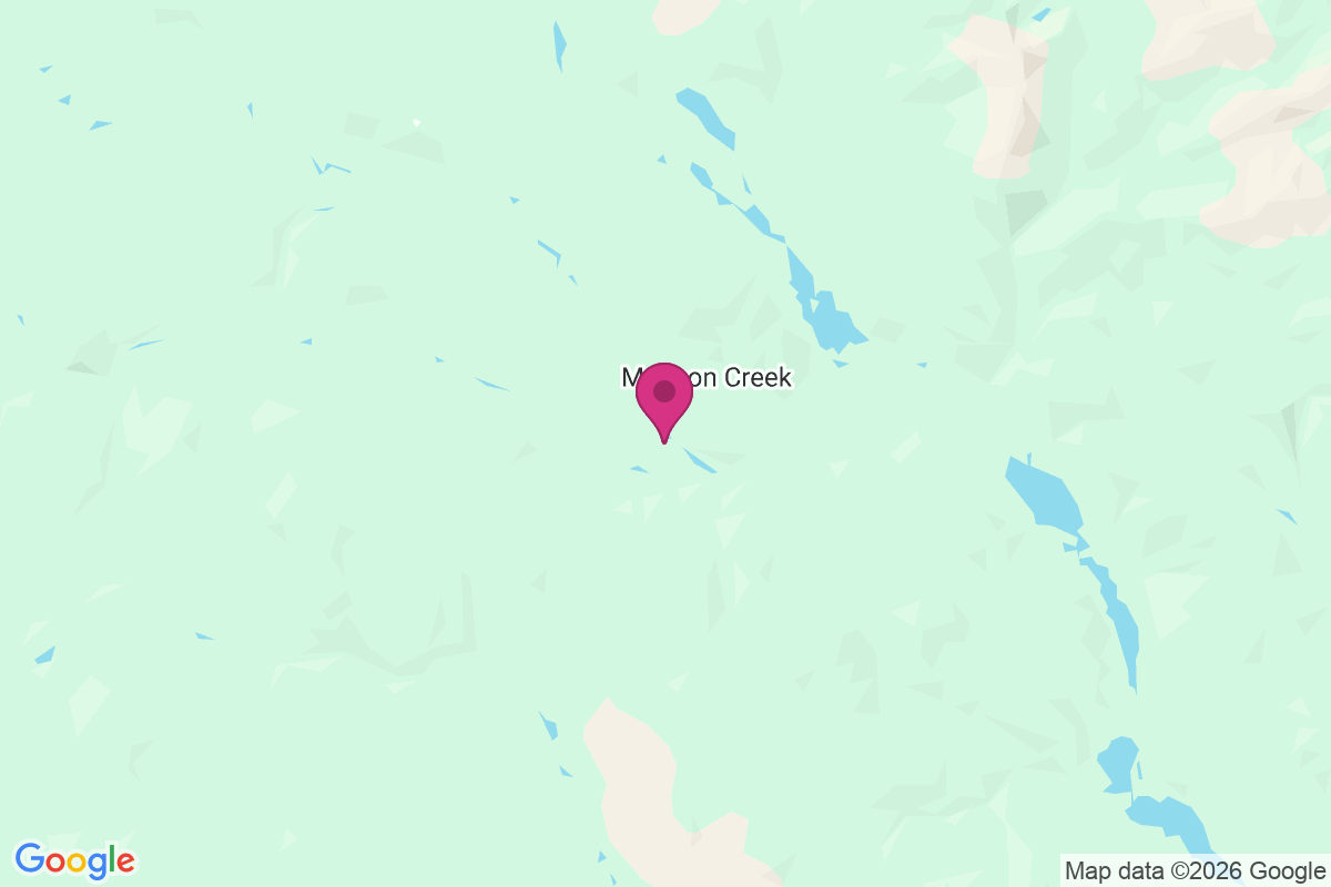 Carte de Manson Creek