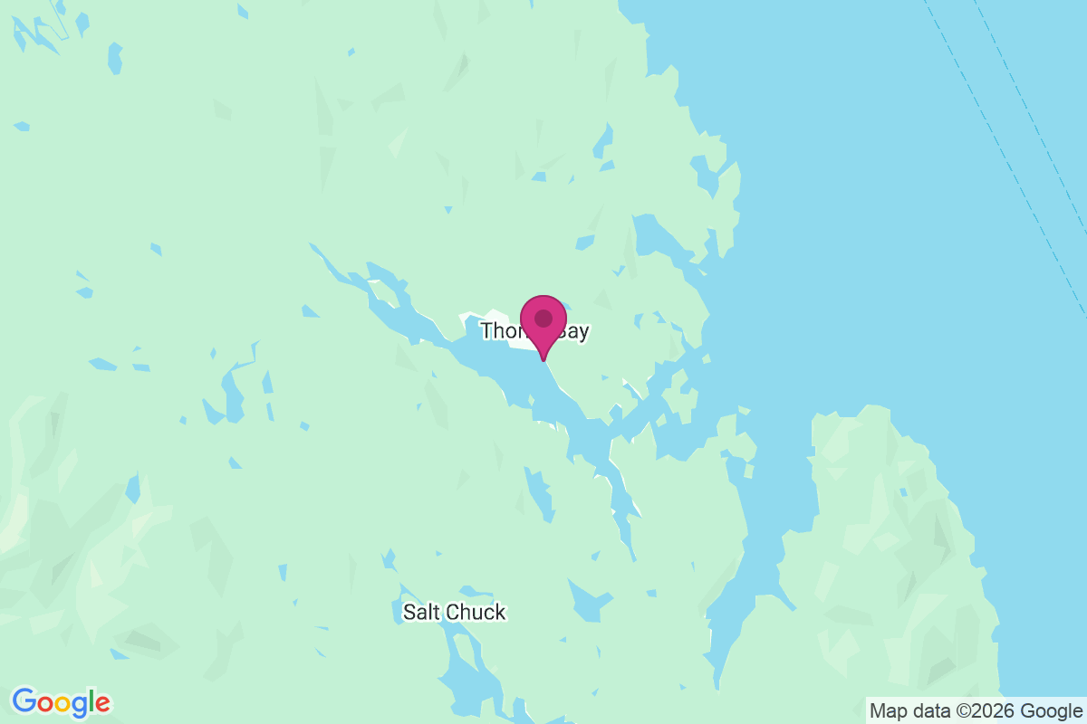 Carte de Thorne Bay