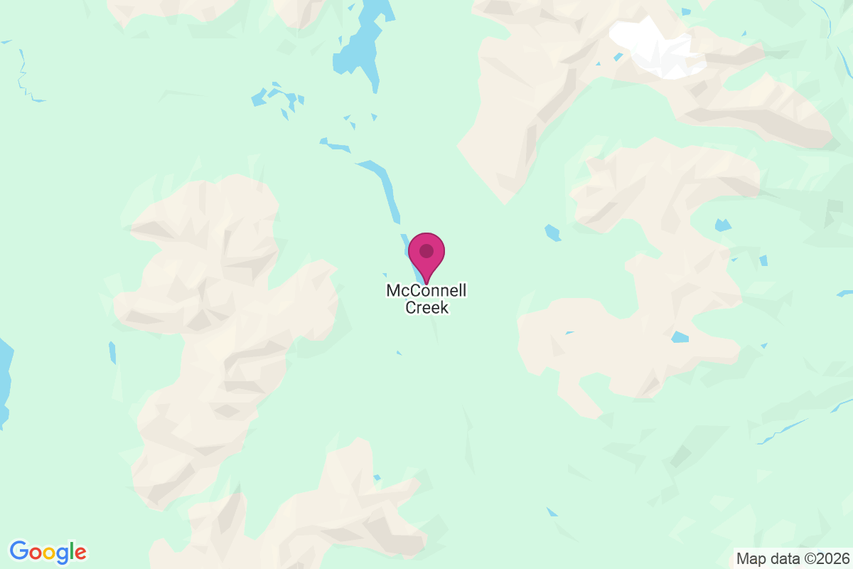 Carte de McConnell Creek