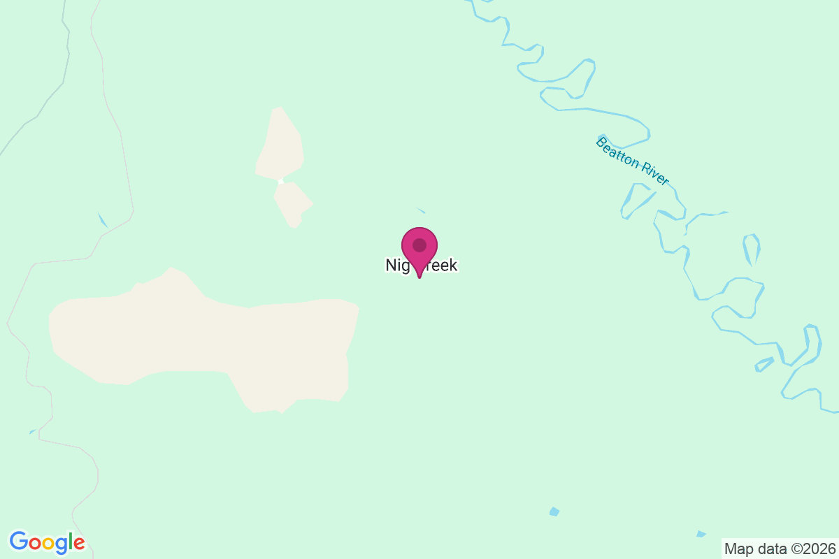 Carte de Nig Creek