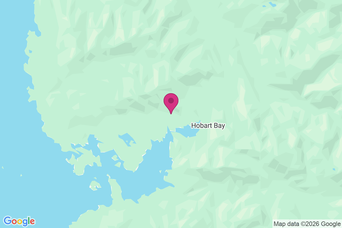 Carte de Hobart Bay