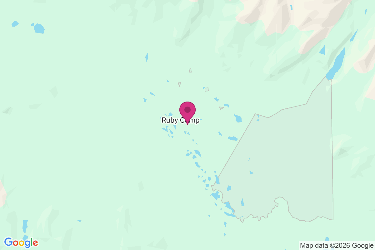 Carte de Ruby Camp