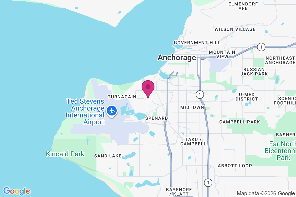 Carte de Turnagain Heights