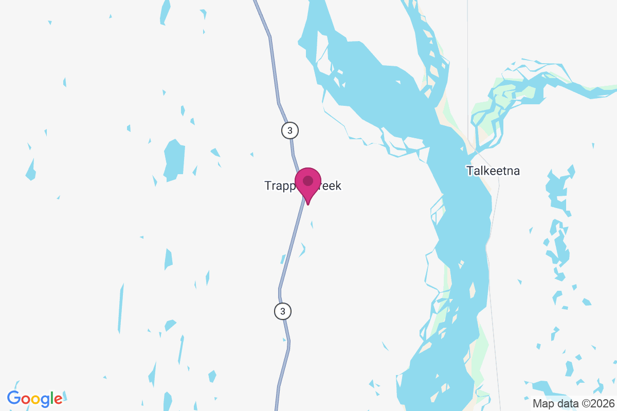 Carte de Trapper Creek